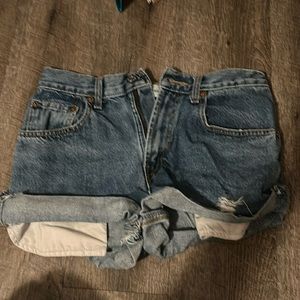Levi’s Jean shorts, minimal wear and good condition